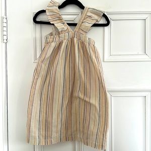 Gap Kids Girls Rainbow Pinstripe Size 5 Dress